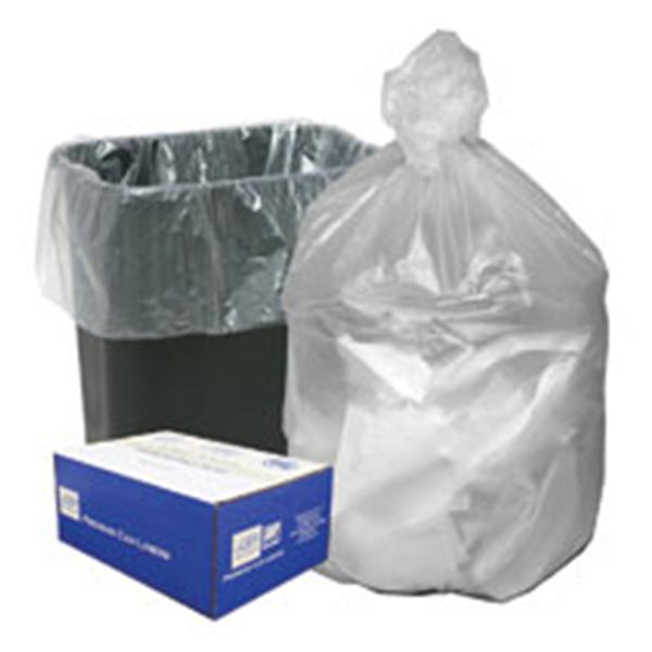 Bag Trash Ultra Plus 16gal HDPE 8mic Light Star Seal 24x33